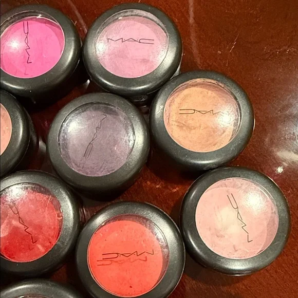 13 MAC Cosmetics cream Blush Collection - Vibrant Pink, Red, Coral Shades - Picture 4 of 7